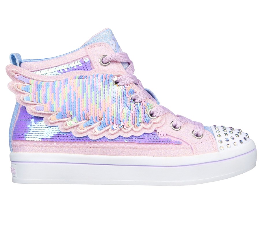 Kinder SKECHERS Schnurer | Flip Kicks: Twi-Lites 2.0 - Wing Brights