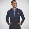 Herren SKECHERS Oberteile | Skech-Knits Ultra Go Lite Full Zip Hoodie