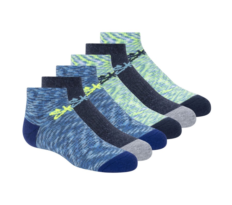 Damen SKECHERS Socken | 6 Pack Space Dye Low Cut Socks