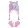 Bekleidung SKECHERS Winterbekleidung | Cold Weather Plush Tie-Dye Unicorn Hat Set