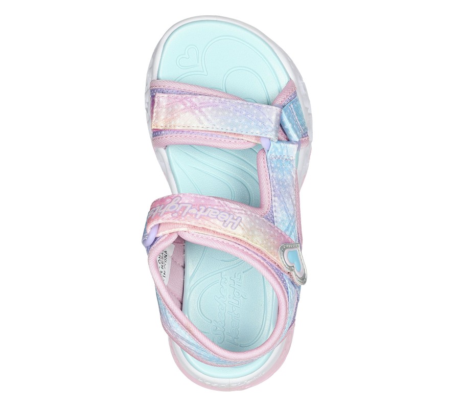 Kinder SKECHERS Light Up | Flutter Hearts Sandal