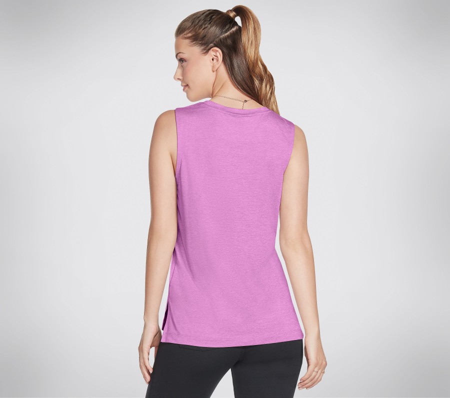 Damen SKECHERS Oberteile | Go Walk Apparel Go Dri Essential Tank Top