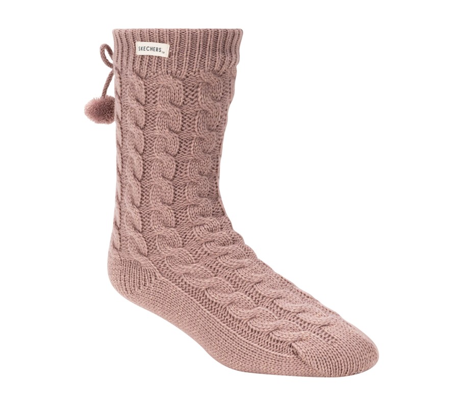 Bekleidung SKECHERS Accessoires | Fleece Lined Go Lounge Crew Sock - 1 Pack