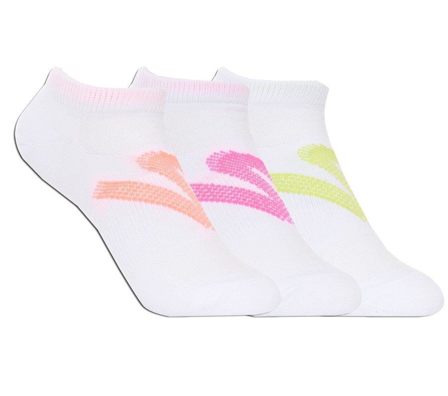 Bekleidung SKECHERS Accessoires | 3 Pack Non Terry Ankle Color Socks