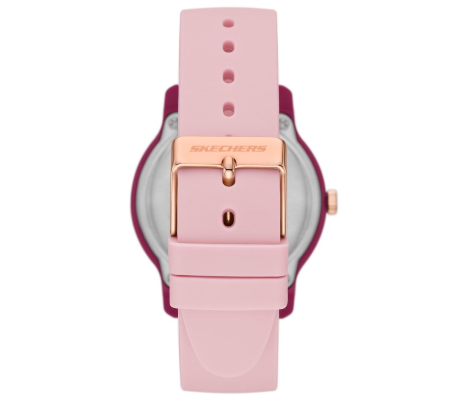 Bekleidung SKECHERS Accessoires | Ostrom Gold Pink Burg Watch