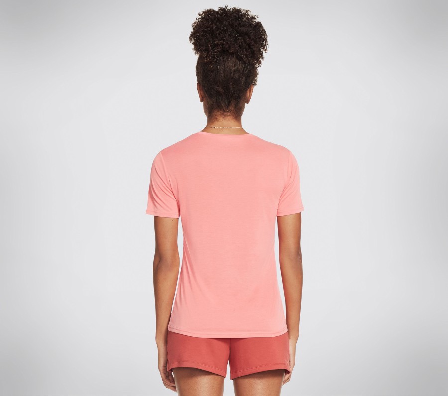 Damen SKECHERS Oberteile | Skechers Apparel Tranquil Pocket Tee