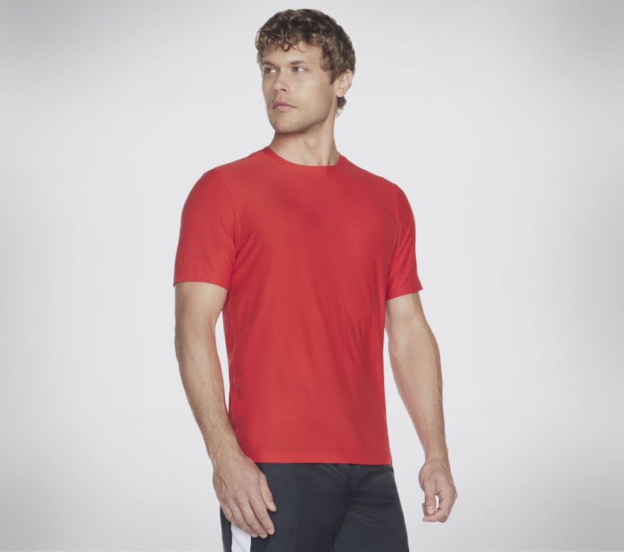 Herren SKECHERS Oberteile | Go Dri All Day Solid Tee