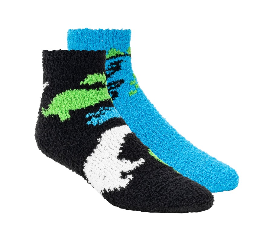 Damen SKECHERS Socken | 2 Pack Dino Cozy Crew Socks