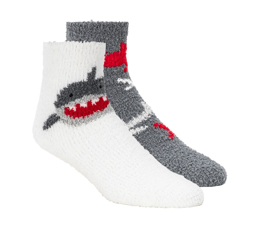 Damen SKECHERS Socken | Shark Cozy Crew Socks - 2 Pack