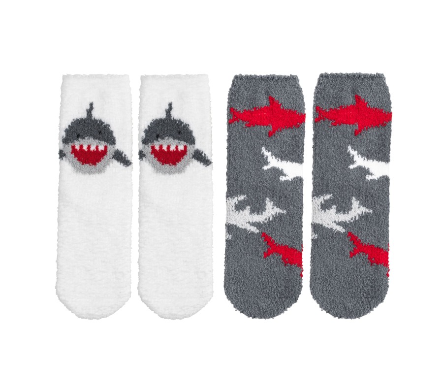 Damen SKECHERS Socken | Shark Cozy Crew Socks - 2 Pack