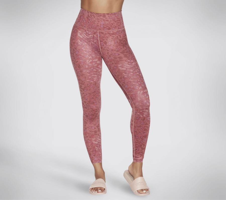 Damen SKECHERS Hosen | Go Sculpt Hw Leopard Legging