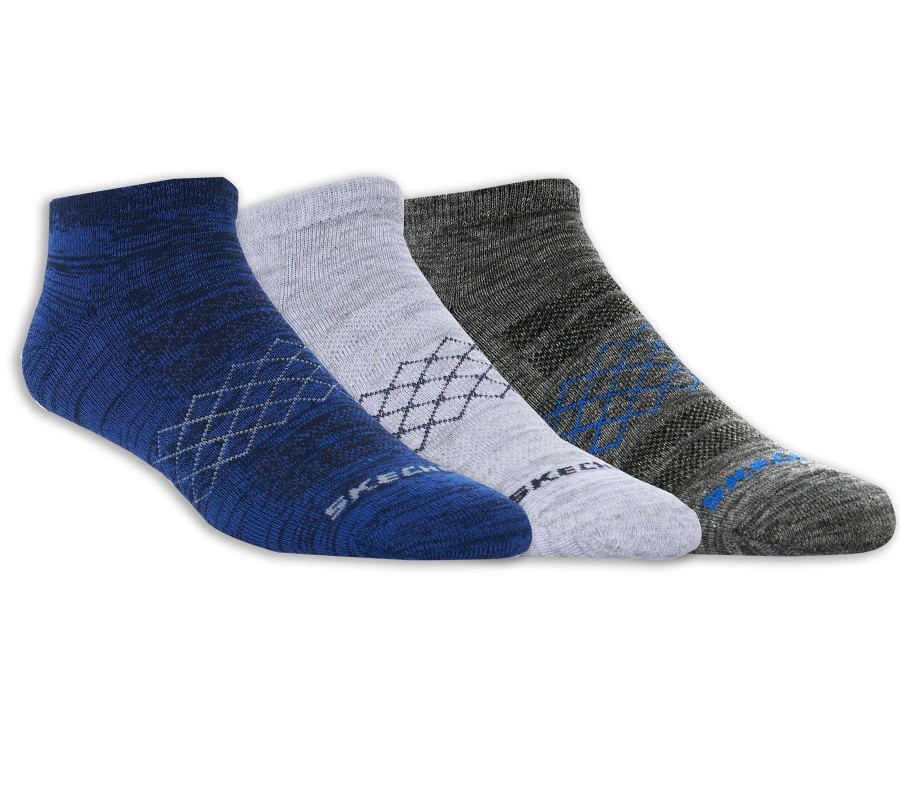 Damen SKECHERS Socken | 3 Pack Low Cut Diamond Arch Socks