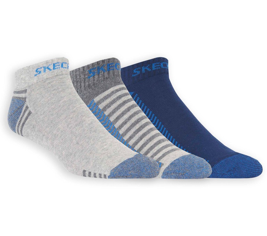 Damen SKECHERS Socken | 3 Pack Low Cut Terry Trainer Work Socks