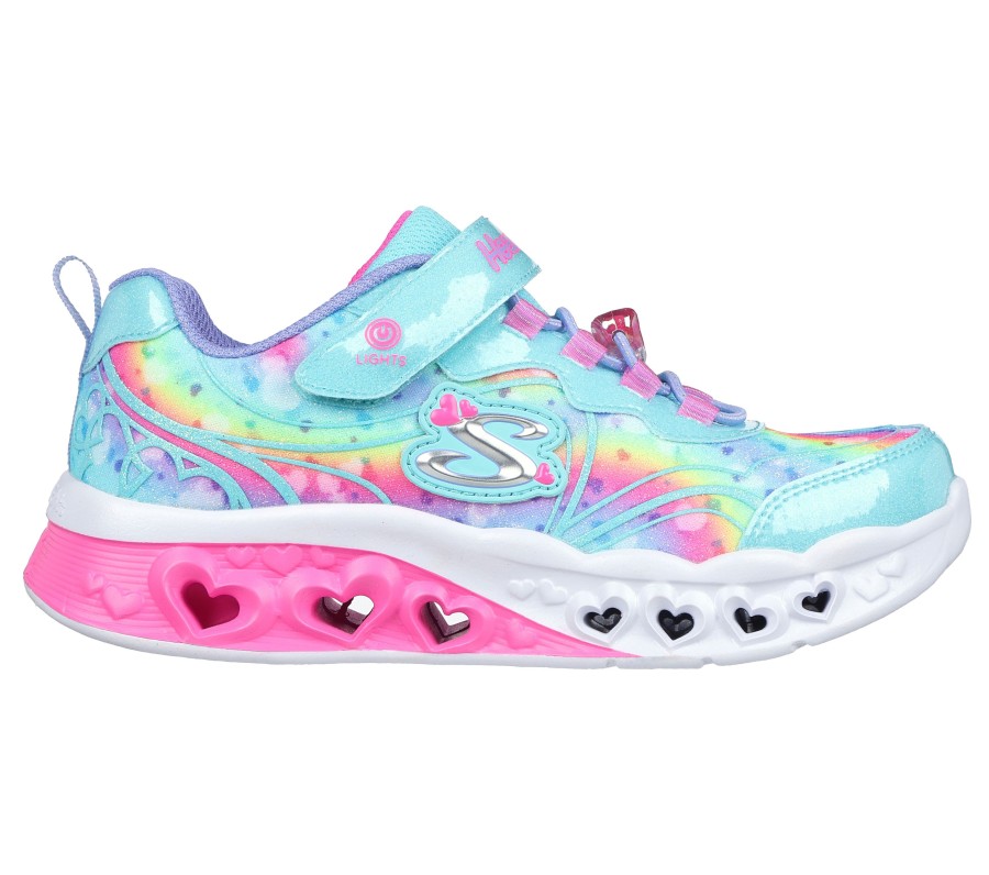 Kinder SKECHERS Sneaker Casual | Flutter Heart Lights - Groovy Swirl