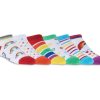 Damen SKECHERS Socken | 6 Pack Low Cut Rainbow Socks