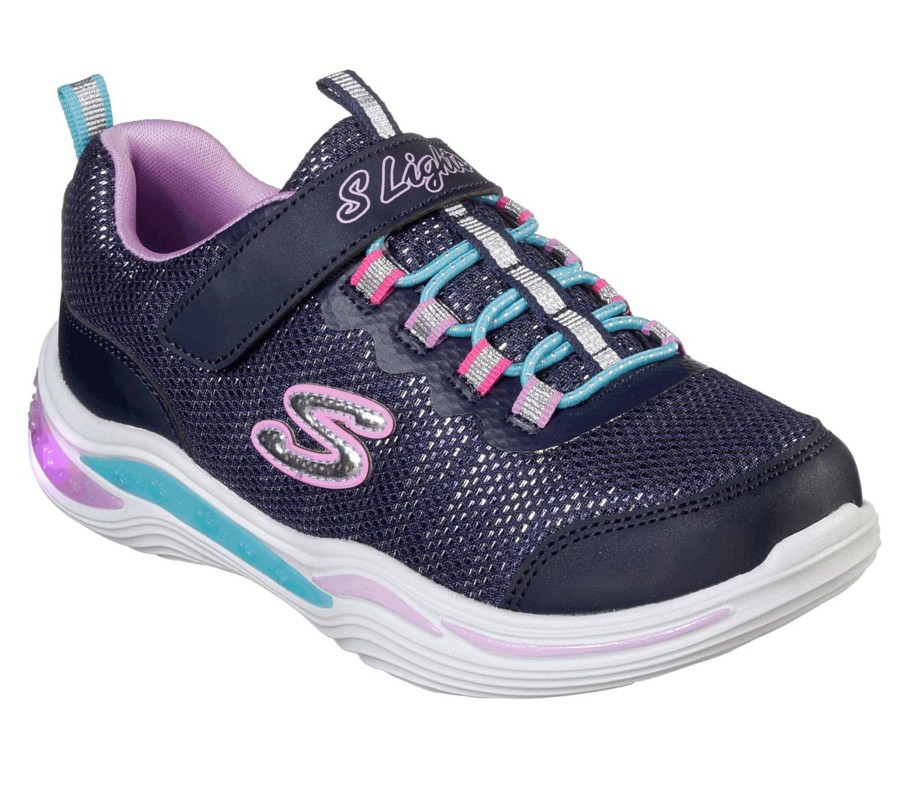 Kinder SKECHERS Sneaker Sportlich | S Lights: Power Petals