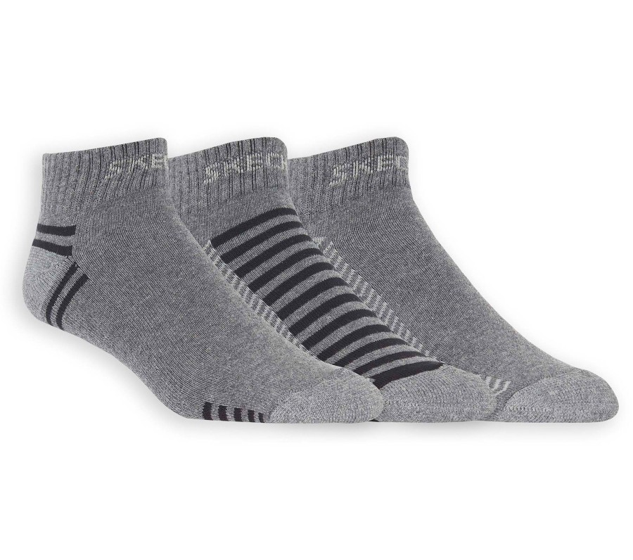 Bekleidung SKECHERS Accessoires | 3 Pack Low Cut Terry Trainer Work Socks