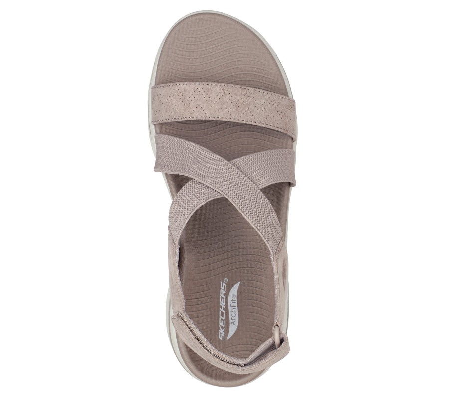 Damen SKECHERS Sandalen | Skechers Go Walk Arch Fit - Treasured