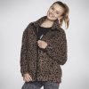 Damen SKECHERS Oberteile | Bobs Spot Print Sherpa Jacket