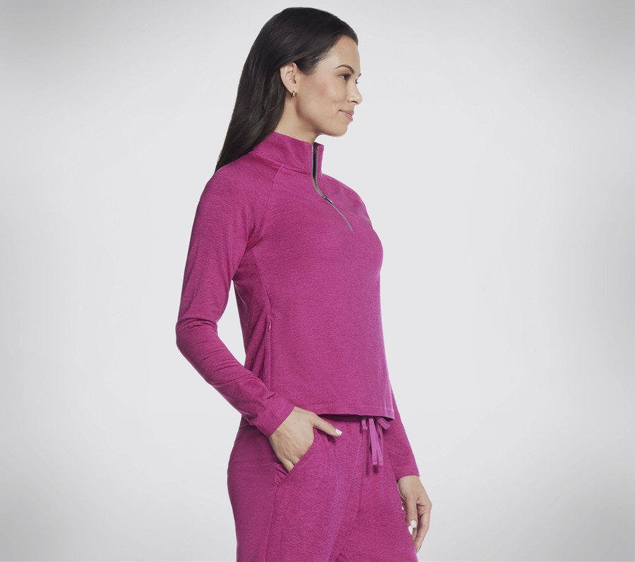 Damen SKECHERS Oberteile | Skech-Knits Ultra Go 1/4 Zip