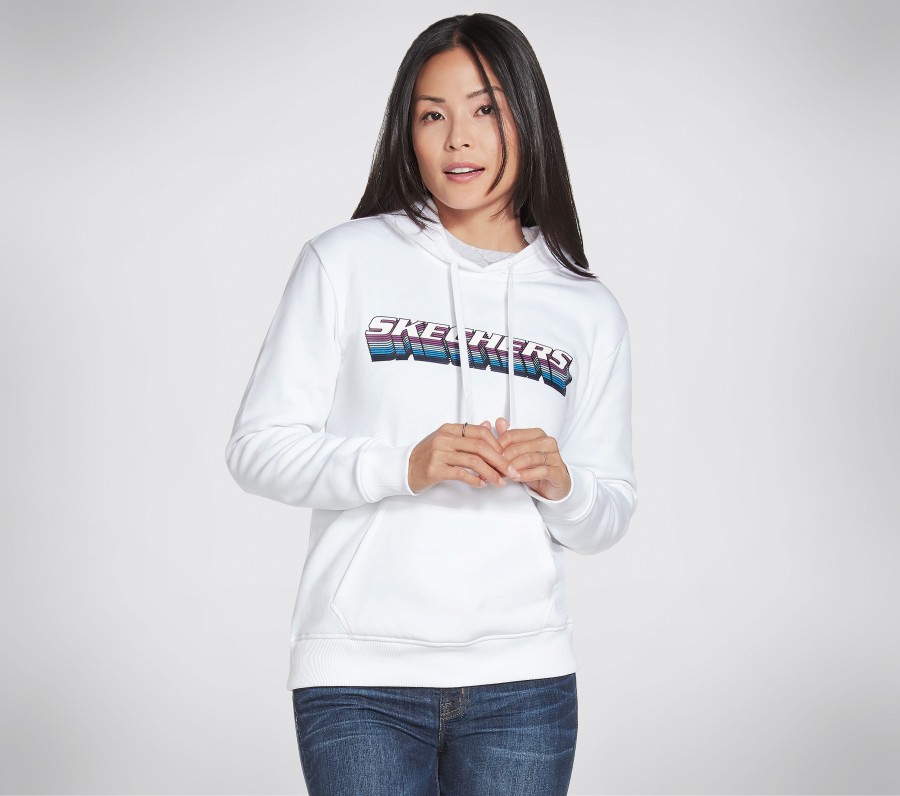 Damen SKECHERS Oberteile | Go Lounge Stack Logo Pullover Hoodie