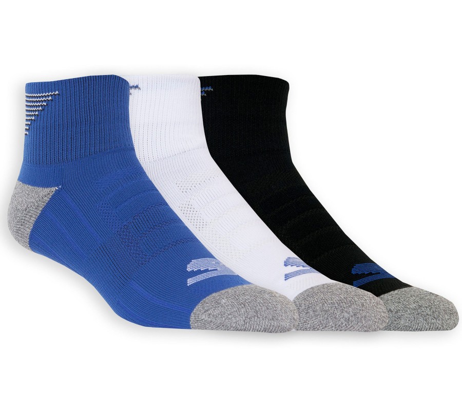 Damen SKECHERS Socken | 3 Pack Quarter Crew Athletic Socks